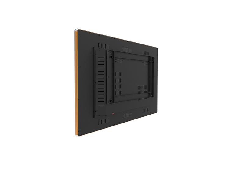 32寸壁掛廣告機-金色